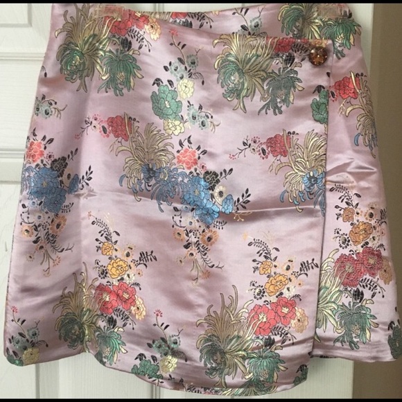 XSOLDX Urban Outfitters Sarina Silky Wrap Skirt - Picture 11 of 15